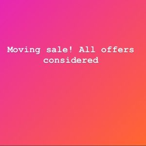 Moving sale! All offers considered